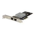 STARTECH Dual Port 10G PCIe Network Adapter Card - Intel-X550AT 10GBASE-T & NBASE-T PCI Express Network Interface Adapter 10|5|2.5|1GbE Multi Gigabit Ethernet 5 Speed NIC LAN Card (ST10GPEXNDPI) (ST10GPEXNDPI)