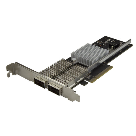 STARTECH Dual Port 40G QSFP+ Network Card - Intel XL710 Open QSFP+ Converged Adapter - PCIe 40 Gigabit Ethernet Server NIC - 40GbE Fiber Optic LAN Card - Dell PowerEdge HPE ProLiant (PEX40GQSFDPI) (PEX40GQSFDPI)