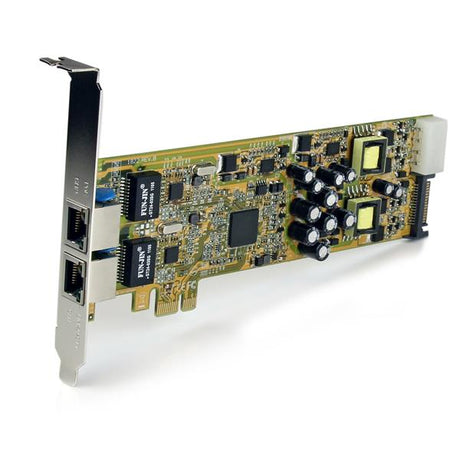 STARTECH Dual Port PCI Express Gigabit Ethernet Network Card Adapter - 2 Port PCIe NIC 10|100|100 Server Adapter with PoE PSE (ST2000PEXPSE)