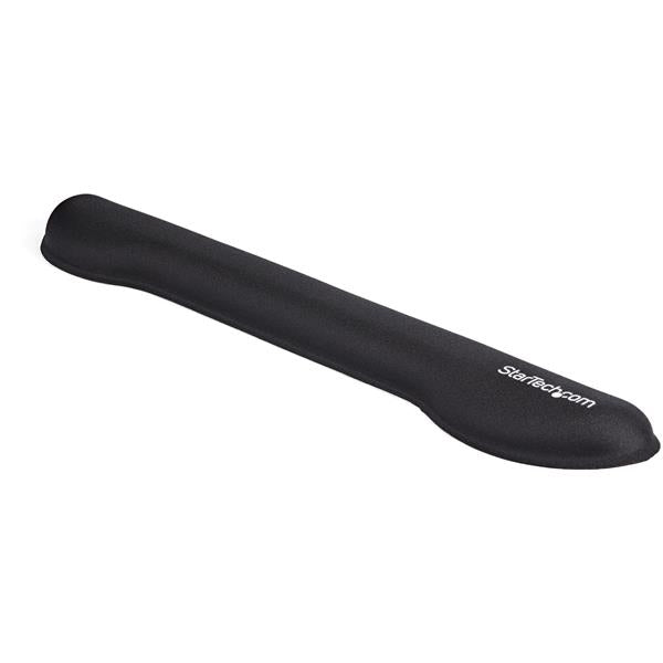 STARTECH Foam Keyboard Wrist Rest for Ergonomic Typing Support - Padded Non-Slip Keyboard Cushion - Laptop or Desktop Computer Keyboard Wrist | Hand & Arm Rest - Soft Black Nylon Rest Pad (WRSTRST) (WRSTRST)