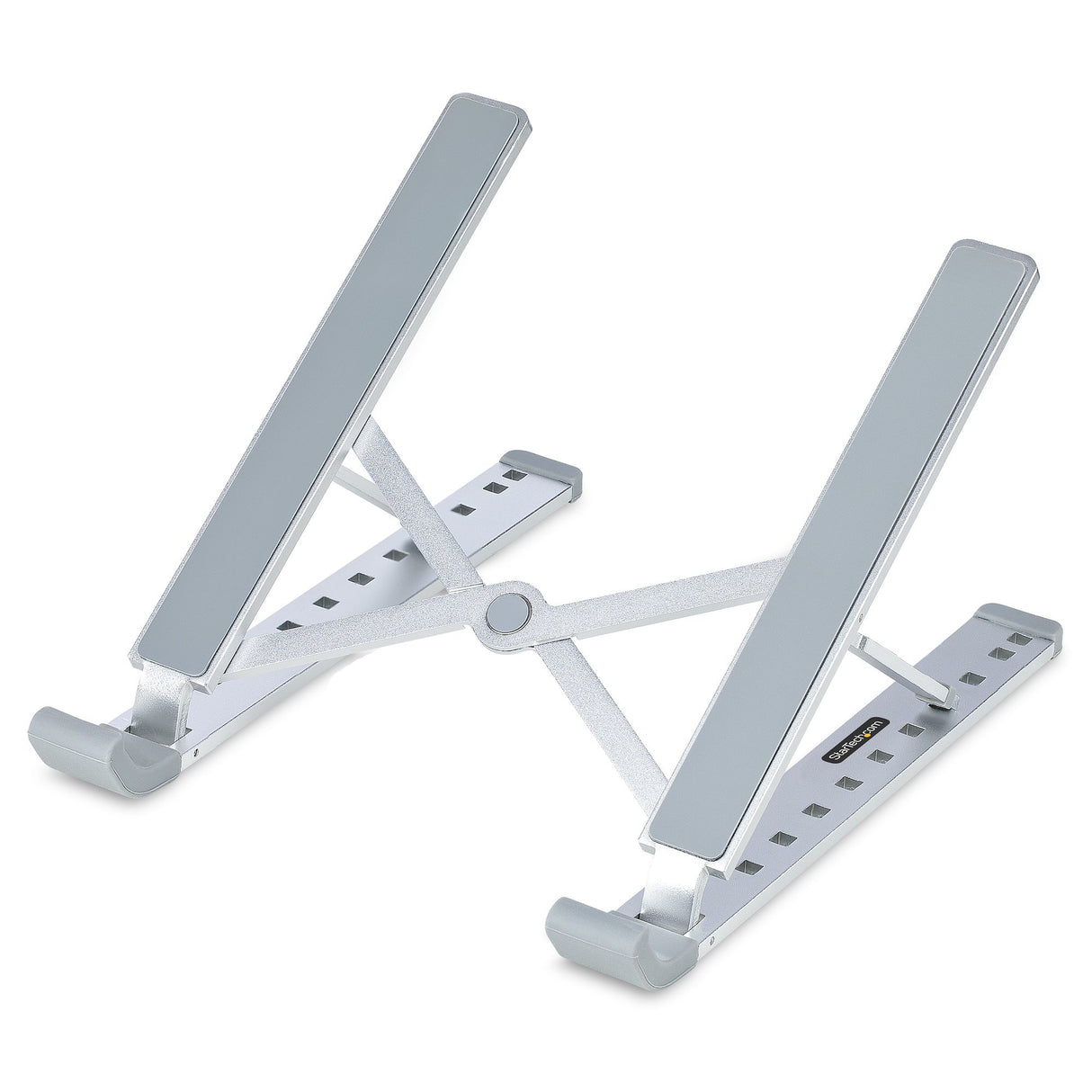 STARTECH Foldable Laptop Riser Stand | Portable Height Adjustable Ergonomic Laptop Stand | Ventilated Aluminum Frame Supports 22lb (10Kg) | Tilt|Raised|Angled Laptop|Tablet Stand (LAPTOP-RISER-BAR) (LAPTOP-RISER-BAR)
