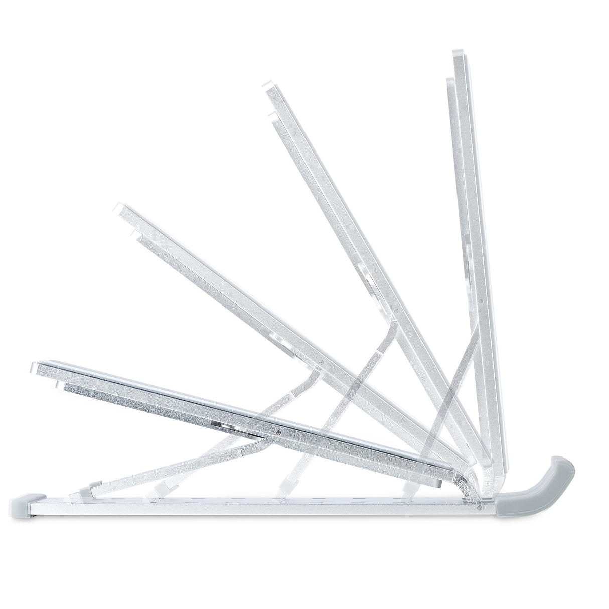 STARTECH Foldable Laptop Riser Stand | Portable Height Adjustable Ergonomic Laptop Stand | Ventilated Aluminum Frame Supports 22lb (10Kg) | Tilt|Raised|Angled Laptop|Tablet Stand (LAPTOP-RISER-BAR) (LAPTOP-RISER-BAR)