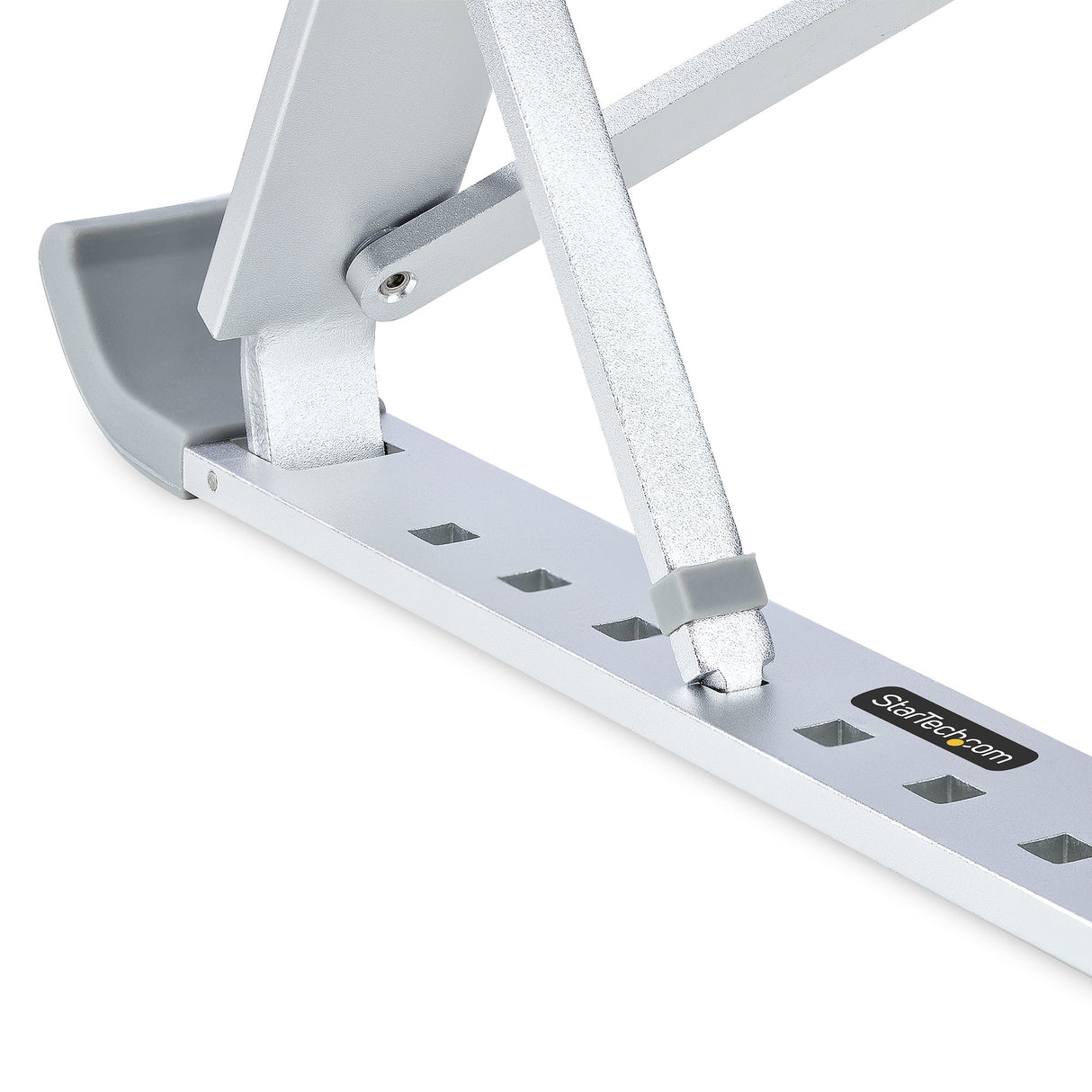 STARTECH Foldable Laptop Riser Stand | Portable Height Adjustable Ergonomic Laptop Stand | Ventilated Aluminum Frame Supports 22lb (10Kg) | Tilt|Raised|Angled Laptop|Tablet Stand (LAPTOP-RISER-BAR) (LAPTOP-RISER-BAR)