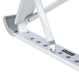 STARTECH Foldable Laptop Riser Stand | Portable Height Adjustable Ergonomic Laptop Stand | Ventilated Aluminum Frame Supports 22lb (10Kg) | Tilt|Raised|Angled Laptop|Tablet Stand (LAPTOP-RISER-BAR) (LAPTOP-RISER-BAR)