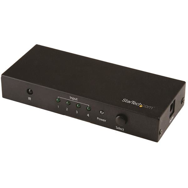 STARTECH HDMI 2.0 Switch - 4 Port - 4K 60Hz - HDMI Automatic Video Switch Box - Multi Port Hub w| 1 In 4 Out Functionality (VS421HD20) (VS421HD20)