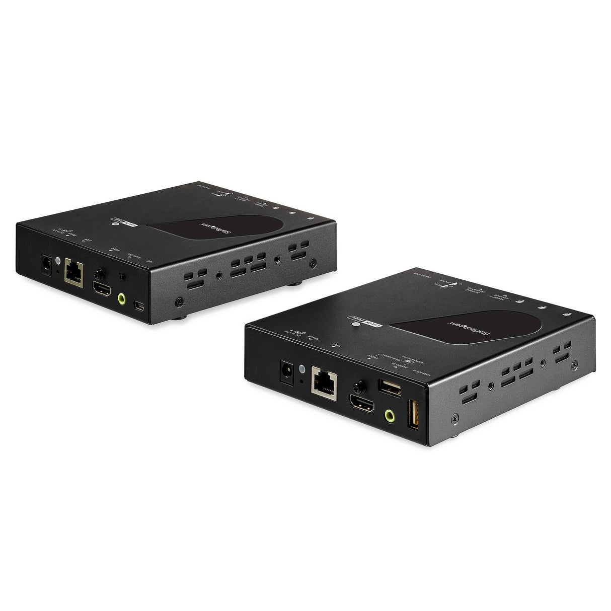 STARTECH HDMI KVM Extender over IP - 4K 30Hz HDMI 2.0 & USB over IP LAN or CAT5e|CAT6 Ethernet (100m|330ft) - Remote KVM Switch|Console Transmitter|Receiver Extender Kit (SV565HDIP) (SV565HDIP)