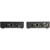 STARTECH HDMI KVM Extender over IP - 4K 30Hz HDMI 2.0 & USB over IP LAN or CAT5e|CAT6 Ethernet (100m|330ft) - Remote KVM Switch|Console Transmitter|Receiver Extender Kit (SV565HDIP) (SV565HDIP)
