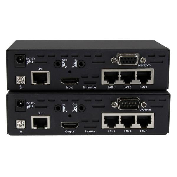 STARTECH HDMI over CAT5 HDBaseT Extender - Power over Cable - IR - RS232 - 10|100 Ethernet - Ultra HD 4K - 330 ft (100m) (ST121HDBT5)