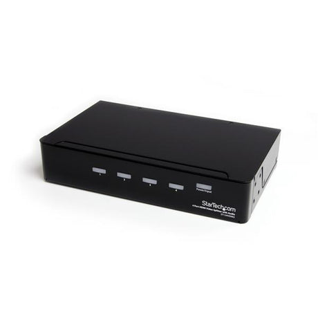 STARTECH HDMI Splitter 1 In 4 Out - 1080p - 4 Port -Mounting Brackets - 1.3 Audio - HDMI Multi Port - HDMI Audio Splitter (ST124HDMI2) (ST124HDMI2)