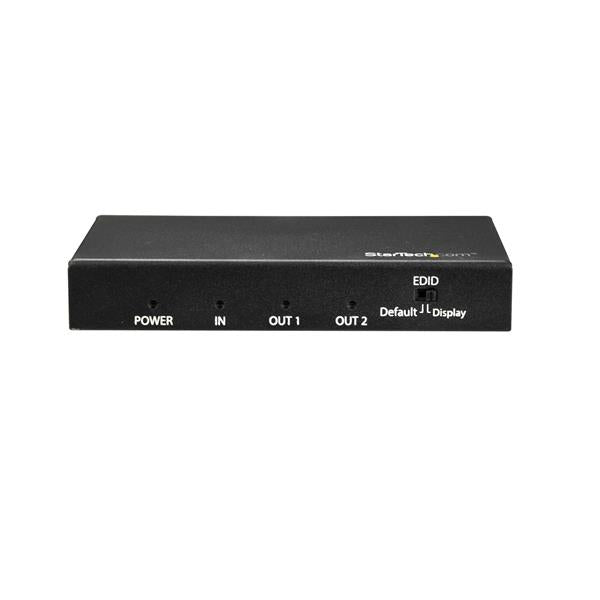 STARTECH HDMI Splitter - 2-Port - 4K 60Hz - HDMI Splitter 1 In 2 Out - 2 Way HDMI Splitter - HDMI Port Splitter (ST122HD202) (ST122HD202)
