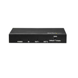 STARTECH HDMI Splitter - 2-Port - 4K 60Hz - HDMI Splitter 1 In 2 Out - 2 Way HDMI Splitter - HDMI Port Splitter (ST122HD202) (ST122HD202)