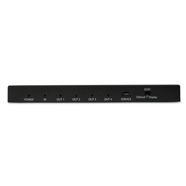 STARTECH HDMI Splitter - 4-Port - 4K 60Hz - HDMI Splitter 1 In 4 Out - 4 Way HDMI Splitter - HDMI Port Splitter (ST124HD202) (ST124HD202)