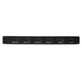 STARTECH HDMI Splitter - 4-Port - 4K 60Hz - HDMI Splitter 1 In 4 Out - 4 Way HDMI Splitter - HDMI Port Splitter (ST124HD202) (ST124HD202)