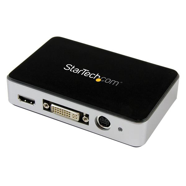 STARTECH HDMI Video Capture Device - 1080p - 60fps Game Capture Card - USB Video Recorder with HDMI DVI VGA (USB3HDCAP) (USB3HDCAP)