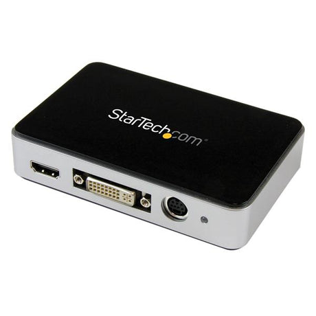 STARTECH HDMI Video Capture Device - 1080p - 60fps Game Capture Card - USB Video Recorder with HDMI DVI VGA (USB3HDCAP) (USB3HDCAP)
