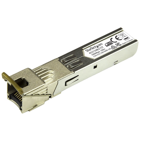 STARTECH HPE 453154-B21 Compatible SFP Module - 1000BASE-T - SFP to RJ45 Cat6|Cat5e - 1GE Gigabit Ethernet SFP - RJ-45 100m - HPE 6120XG | 6120G | Flex Fabric (453154B21ST) (453154B21ST)