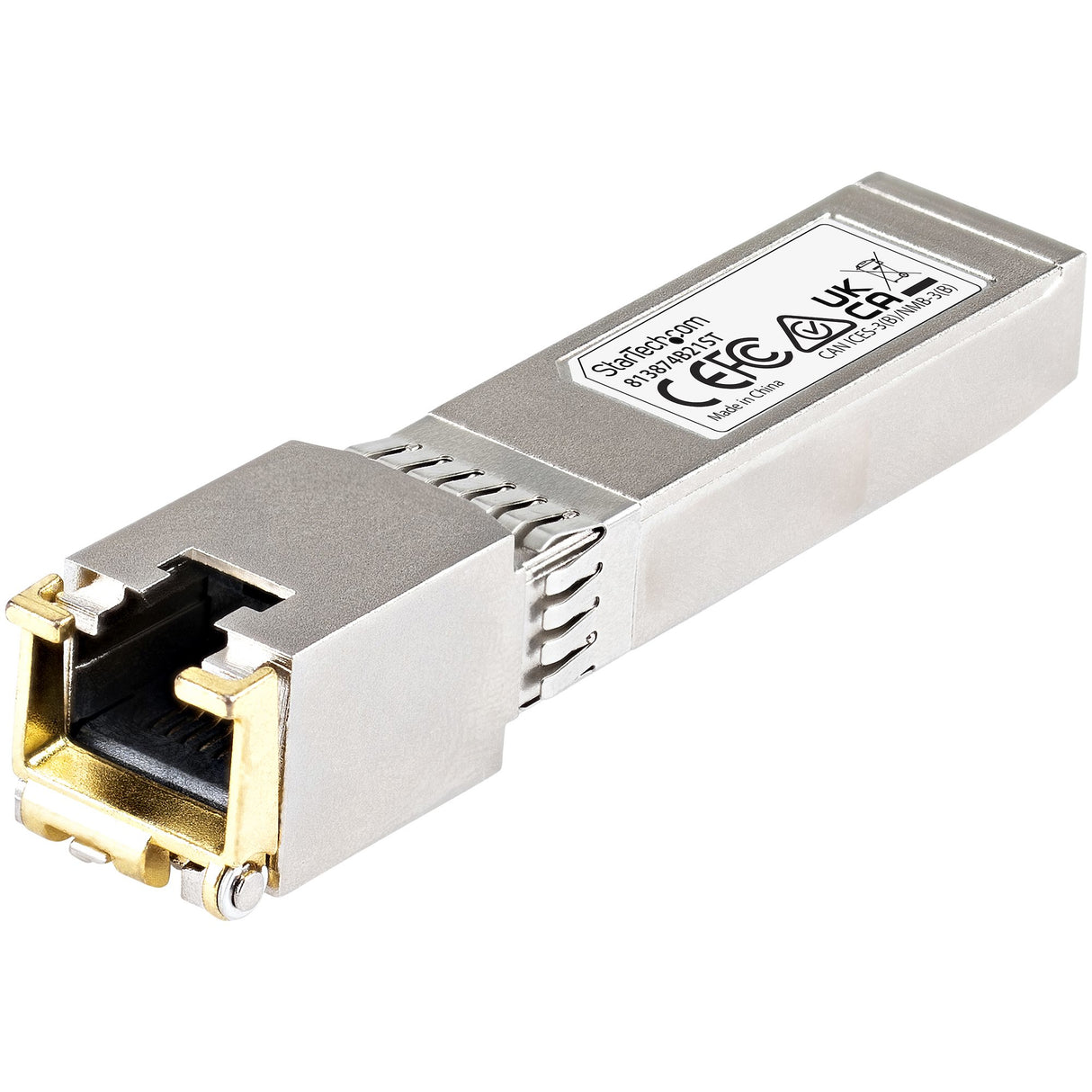 STARTECH HPE 813874-B21 Compatible SFP+ Module - 10GBASE-T - SFP to RJ45 Cat6|Cat5e - 10GE Gigabit Ethernet SFP+ - RJ-45 30m - HPE BladeSystem | c-Class (813874B21ST) (813874B21ST)