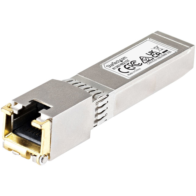 STARTECH HPE 813874-B21 Compatible SFP+ Module - 10GBASE-T - SFP to RJ45 Cat6|Cat5e - 10GE Gigabit Ethernet SFP+ - RJ-45 30m - HPE BladeSystem | c-Class (813874B21ST) (813874B21ST)