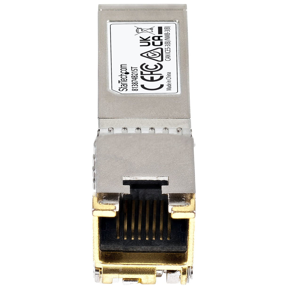 STARTECH HPE 813874-B21 Compatible SFP+ Module - 10GBASE-T - SFP to RJ45 Cat6|Cat5e - 10GE Gigabit Ethernet SFP+ - RJ-45 30m - HPE BladeSystem | c-Class (813874B21ST) (813874B21ST)