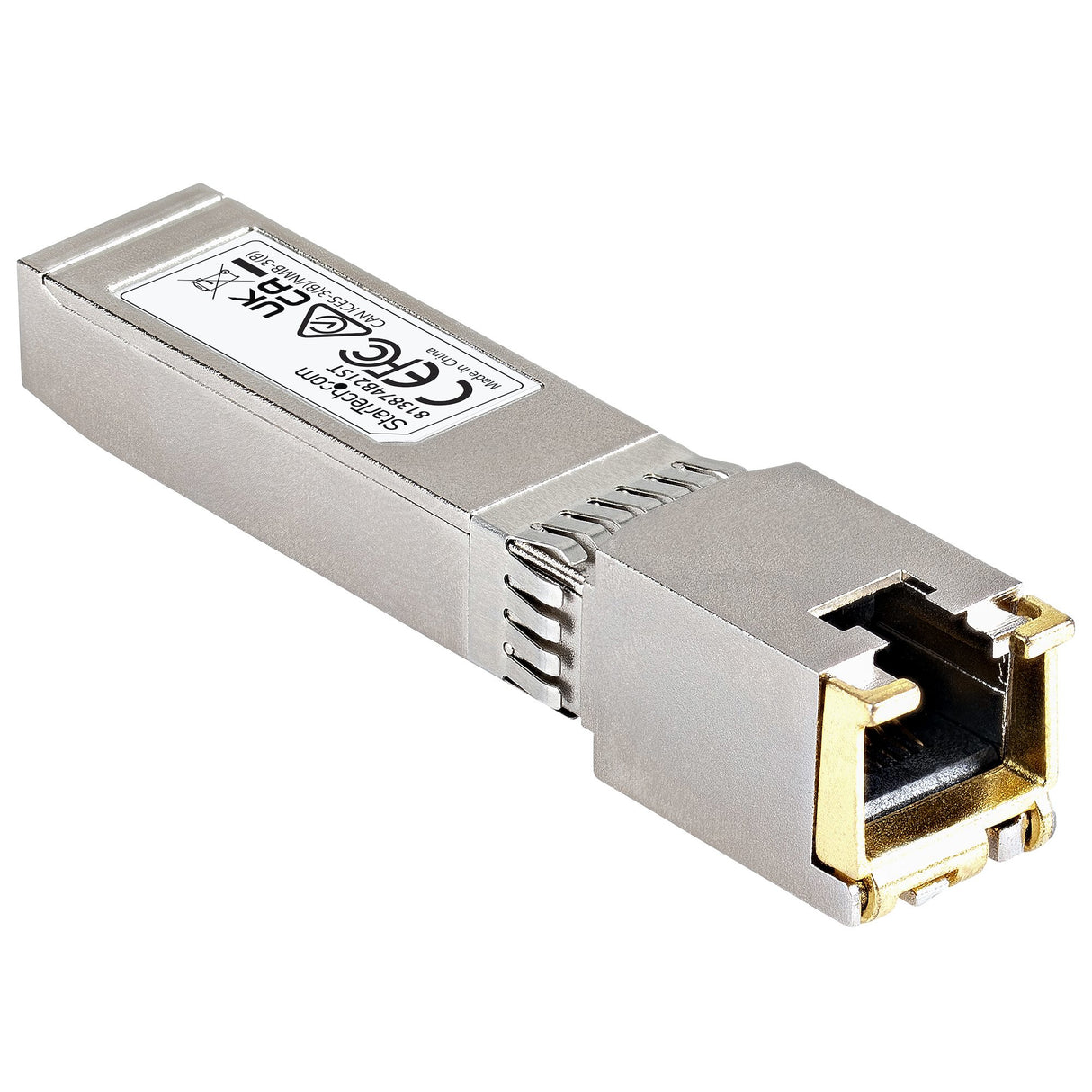 STARTECH HPE 813874-B21 Compatible SFP+ Module - 10GBASE-T - SFP to RJ45 Cat6|Cat5e - 10GE Gigabit Ethernet SFP+ - RJ-45 30m - HPE BladeSystem | c-Class (813874B21ST) (813874B21ST)