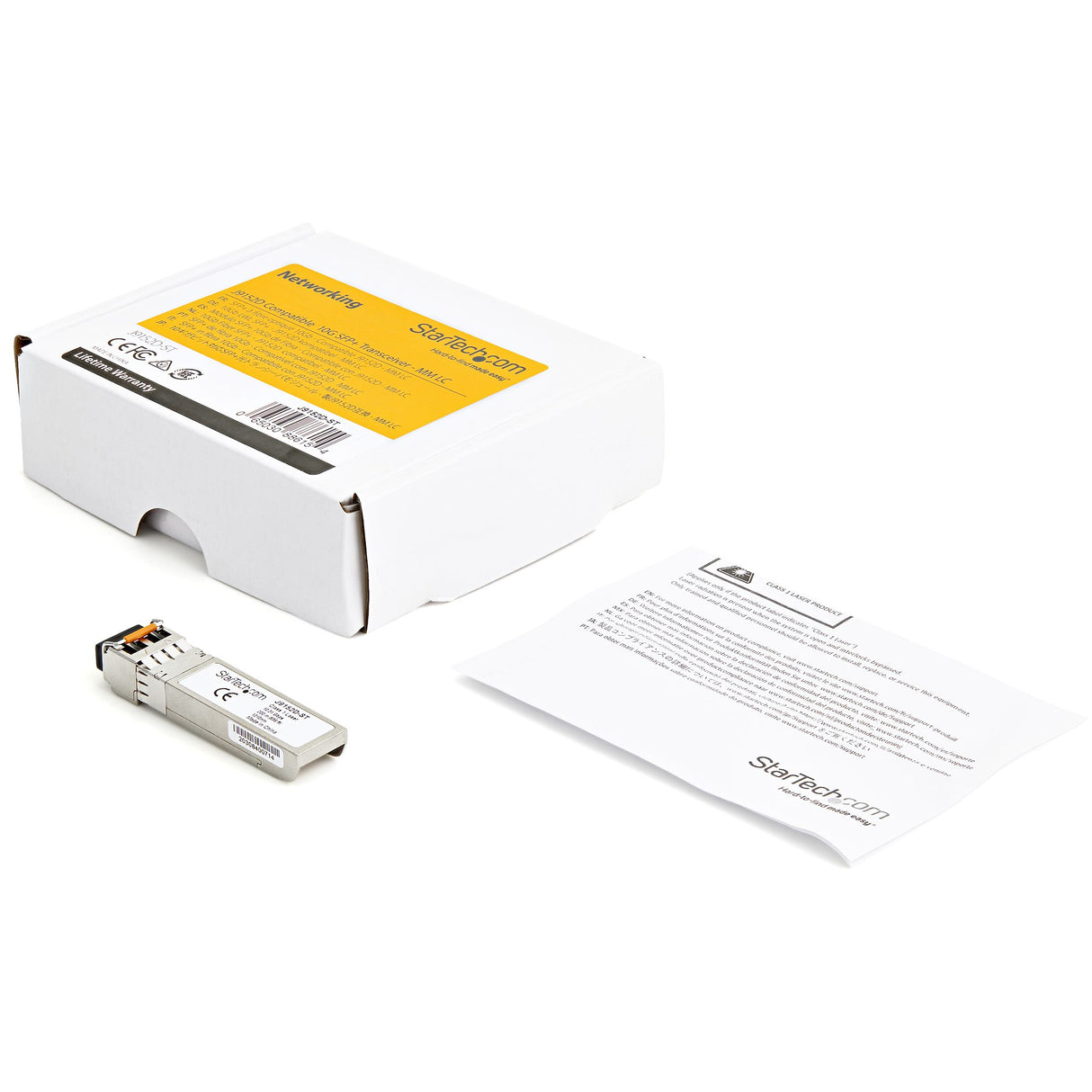 STARTECH HPE J9152D Compatible SFP+ Module - 10GBASE-LRM - 10GbE Multi Mode (MMF) Fiber Optic Transceiver - 10GE Gigabit Ethernet SFP+ - LC 200m - 1310nm - DDM HPE 1850 | 2540 | 2930M (J9152D-ST) (J9152D-ST)