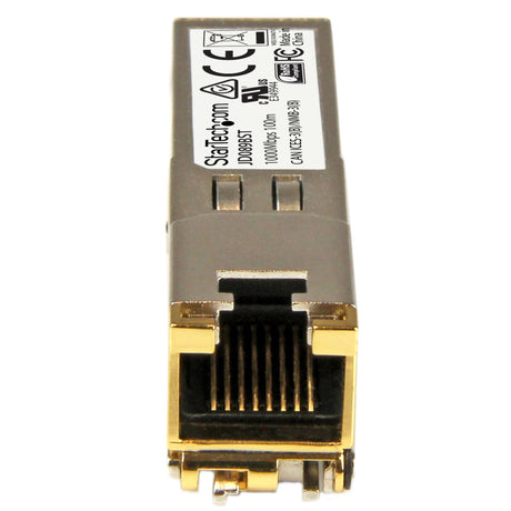 STARTECH HPE JD089B Compatible SFP Module - 1000BASE-T - SFP to RJ45 Cat6|Cat5e - 1GE Gigabit Ethernet SFP - RJ-45 100m - HPE 5820AF | 12500 | 5500 (JD089BST) (JD089BST)