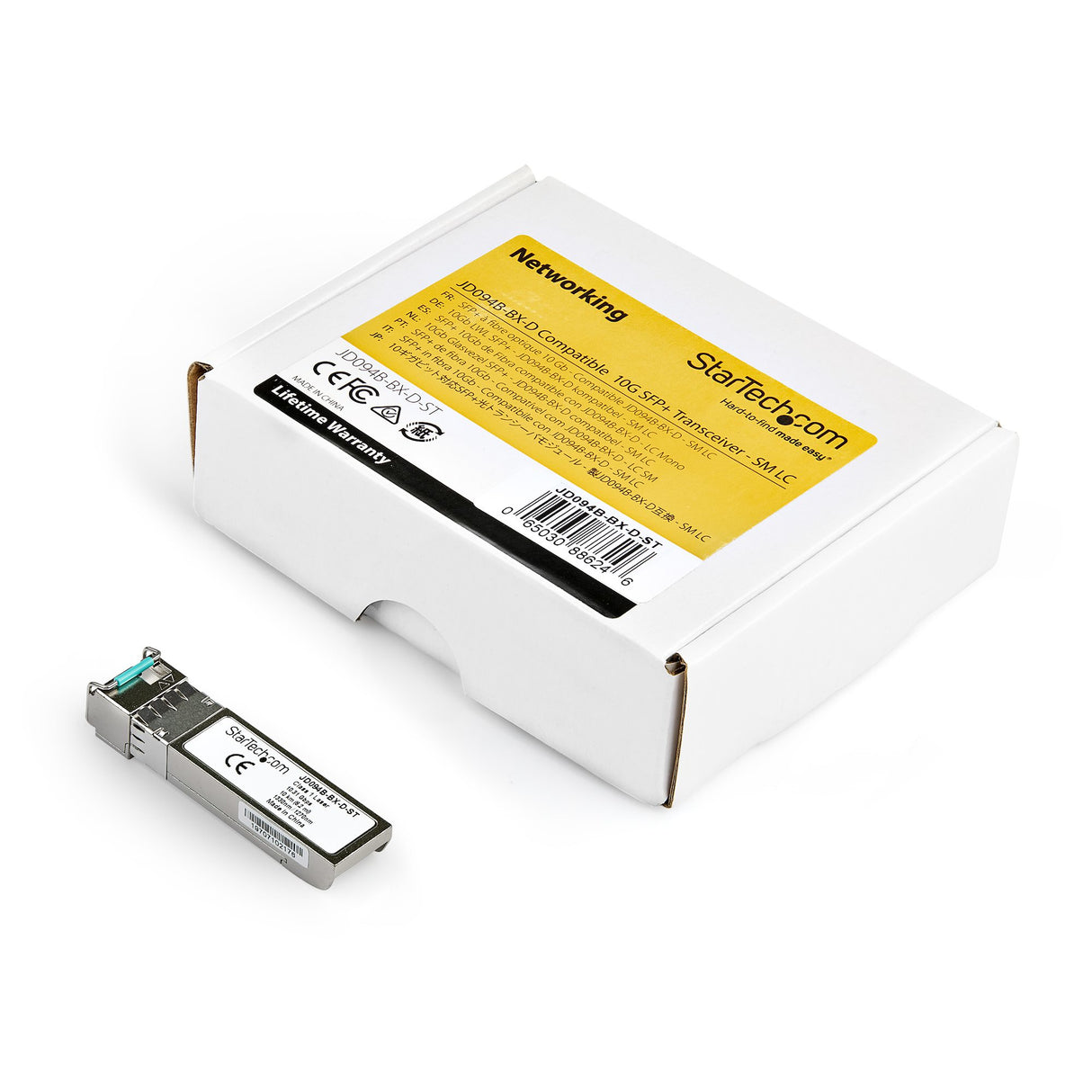 STARTECH HPE JD094B-BX-D Compatible SFP+ Module - 10GBASE-BX - 10 Gigabit Ethernet BiDi Fiber Single Strand SFP+ - LC 10km - HPE 5900 | 12500 | 5500 (JD094B-BX-D-ST) (JD094B-BX-D-ST)
