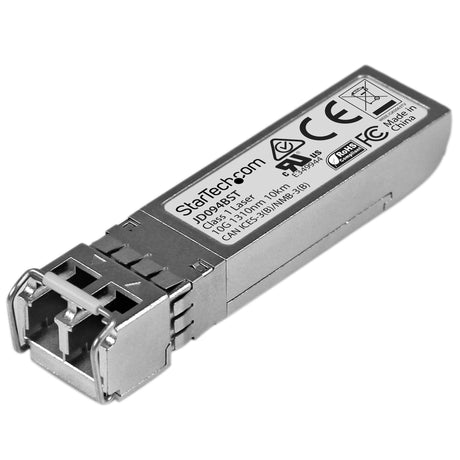 STARTECH HPE JD094B Compatible SFP+ Module - 10GBASE-LR - 10GbE Single Mode (SMF) Fiber Optic Transceiver - 10GE Gigabit Ethernet SFP+ - LC 10km - 1310nm - DDM HPE 5900 | 12500 | 5500 (JD094BST) (JD094BST)