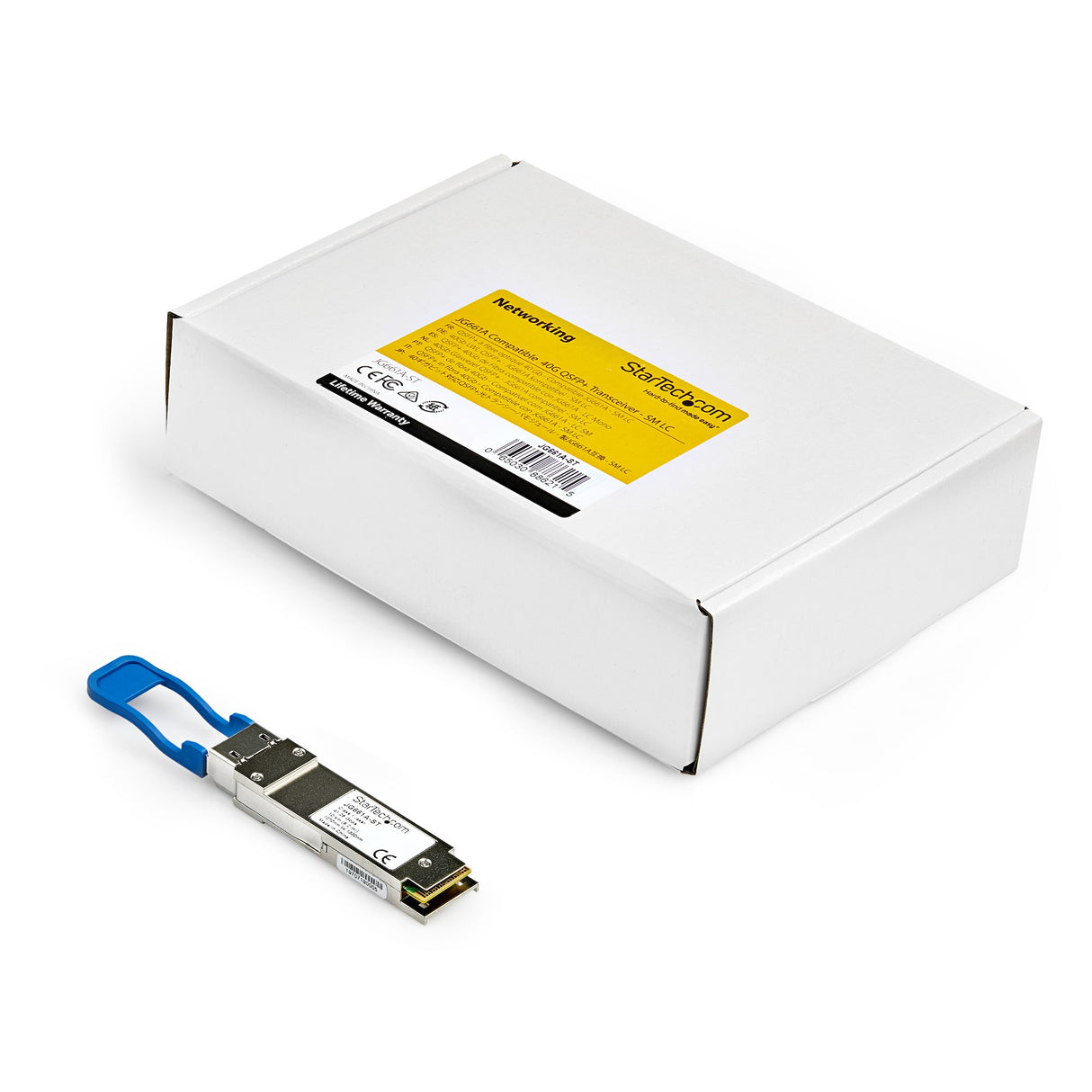 STARTECH HPE JG661A Compatible QSFP+ Module - 40GBASE-LR4 - 40GbE Single Mode (SMF) Fiber Optic Transceiver - 40GbE QSFP+ - LC 10km - 1270nm to 1330nm - DDM HPE 5900AF | 12902 (JG661A-ST) (JG661A-ST)