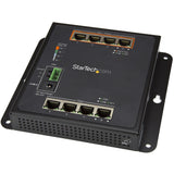 STARTECH Industrial 8 Port Gigabit PoE Switch - 4 x PoE+ 30W - Power Over Ethernet - Hardened GbE Layer|L2 Managed Switch - Rugged High Power Gigabit Network Switch IP-30|-40C to +75C (IES81GPOEW) (IES81GPOEW)