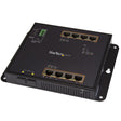 STARTECH Industrial 8 Port Gigabit PoE+ Switch w|2 SFP MSA Slots - 30W - Layer|L2 Switch Hardened GbE Managed - Rugged High Power Gigabit Ethernet Network Switch IP-30|-40 C to 75 C (IES101GP2SFW) (IES101GP2SFW)