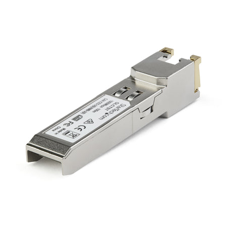 STARTECH Juniper CTP-SFP-1GE-T Compatible SFP Module - 1000BASE-T - SFP to RJ45 Cat6|Cat5e - 1GE Gigabit Ethernet SFP - RJ-45 100m - (CTPSFP1GETST) (CTPSFP1GETST)
