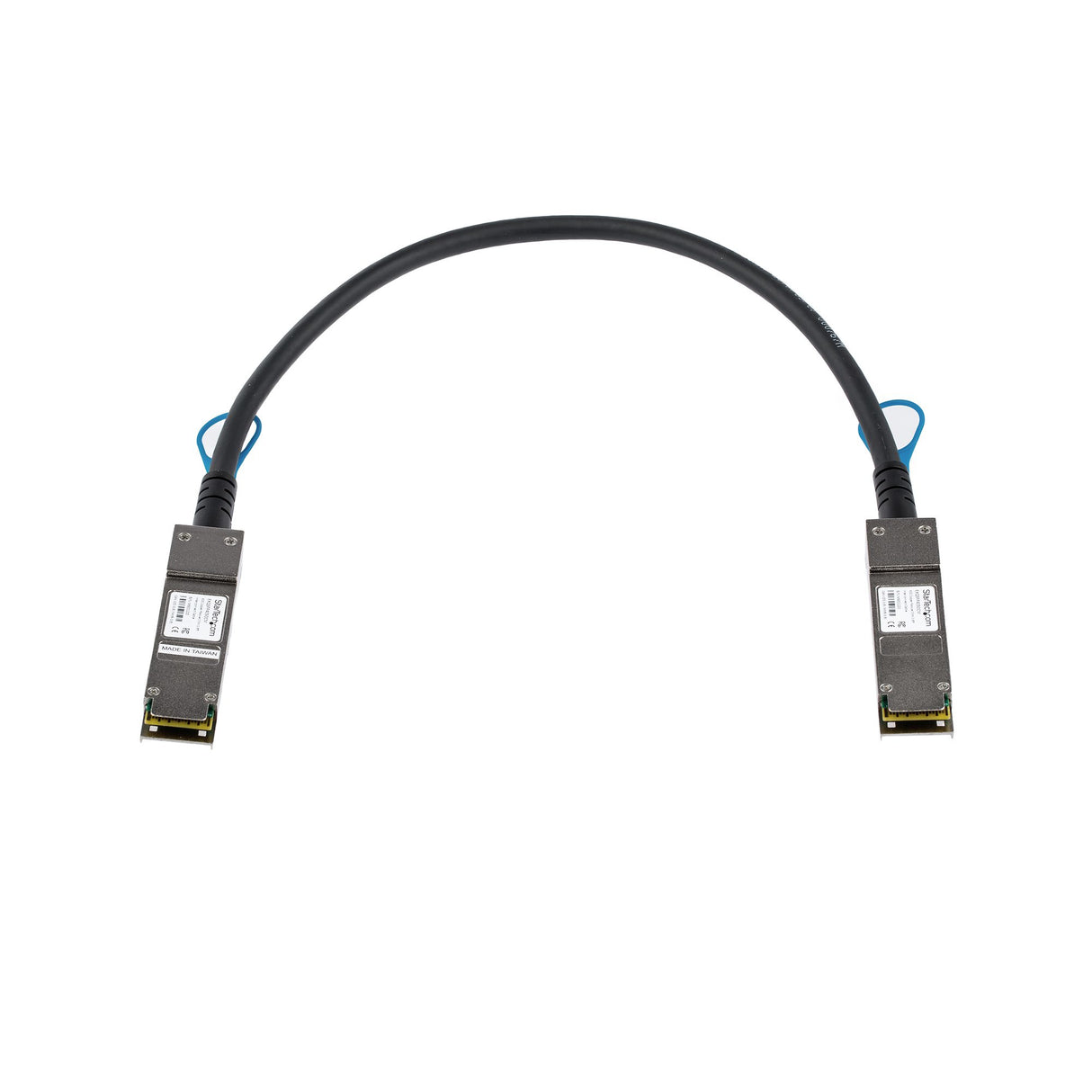 STARTECH Juniper EX-QSFP-40GE-DAC-50CM Compatible 0.5m 40G QSFP+ to QSFP+ Direct Attach Cable Twinax - 40GbE QSFP+ Copper DAC 40 Gbps Low Power Passive Transceiver Module DAC (EXQSFP4050CM) (EXQSFP4050CM)