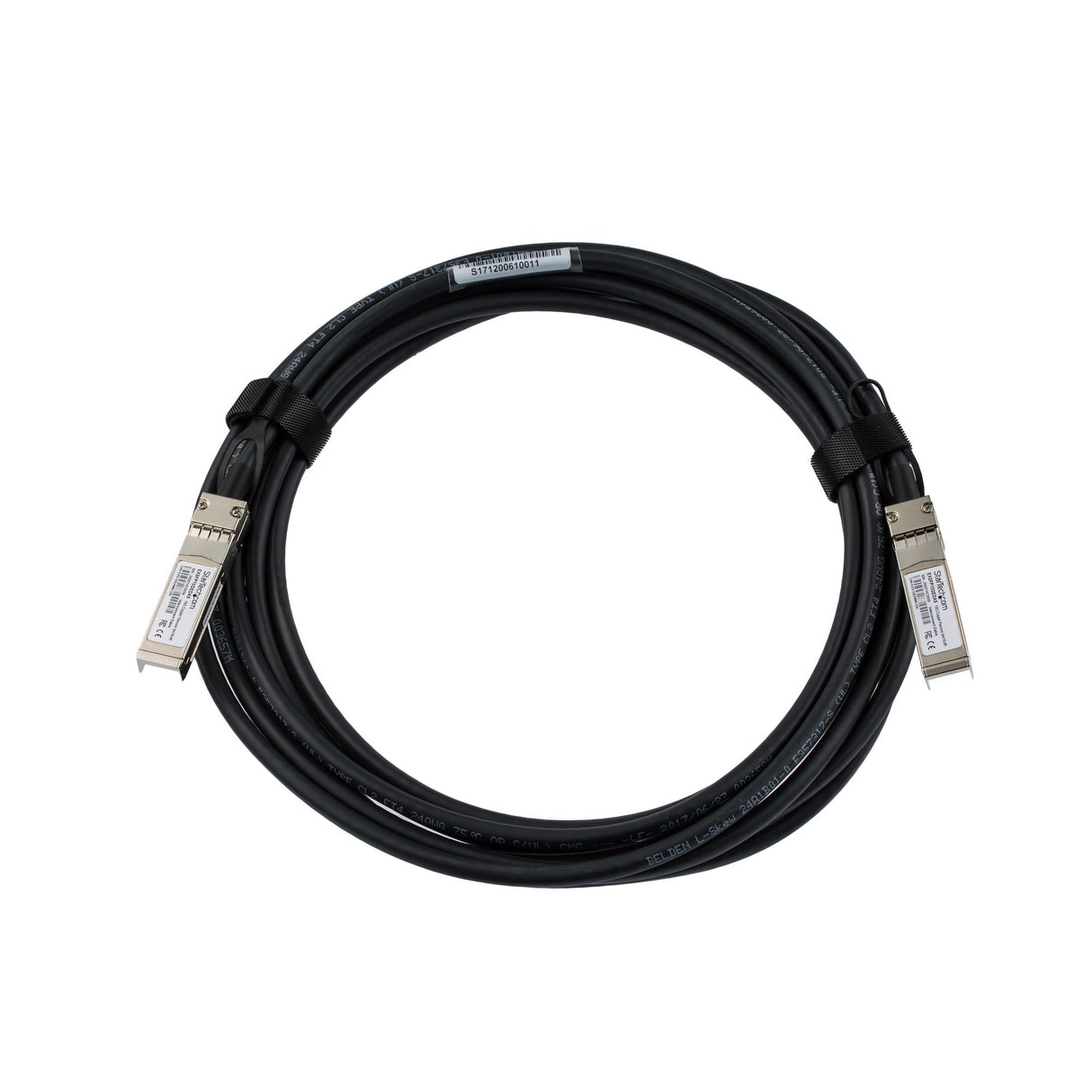 STARTECH Juniper EX-SFP-10GE-DAC-5M Compatible 5m 10G SFP+ to SFP+ Direct Attach Cable Twinax - 10GbE SFP+ Copper DAC 10 Gbps Low Power Passive Mini GBIC|Transceiver Module DAC (EXSFP10GEDA5) (EXSFP10GEDA5)