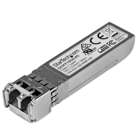 STARTECH Juniper EX-SFP-10GE-LR Compatible SFP+ Module - 10GBASE-LR - 10GbE Single Mode Fiber SMF Optic Transceiver - 10GE Gigabit Ethernet SFP+ - LC 10km - 1310nm - DDM (EXSFP10GELRS) (EXSFP10GELRS)