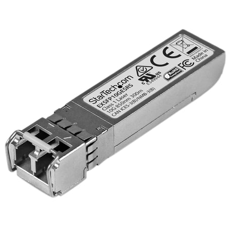 STARTECH Juniper EX-SFP-10GE-SR Compatible SFP+ Module - 10GBASE-SR - 10GbE Multimode Fiber MMF Optic Transceiver - 10GE Gigabit Ethernet SFP+ - LC 300m - 850nm - DDM (EXSFP10GESRS) (EXSFP10GESRS)