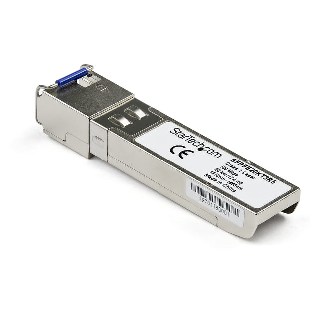 STARTECH Juniper SFP-FE20KT15R13 Compatible SFP Module - 100BASE-BX-D - 100 Mb Ethernet BiDi Fiber Single Strand SFP - LC 20km (SFPFE20KT5R3) (SFPFE20KT5R3)
