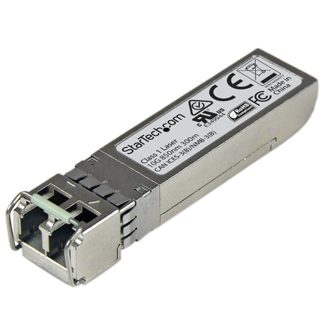 STARTECH Juniper SFPP-10GE-SR Compatible SFP+ Module - 10GBASE-SR - 10GbE Multimode Fiber MMF Optic Transceiver - 10GE Gigabit Ethernet SFP+ - LC 300m - 850nm - DDM (SFPP10GESRST) (SFPP10GESRST)