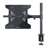 STARTECH Laptop Desk Mount - Monitor and Laptop Mount - Displays up to 34in (8kg|17.6lb) & Laptops (4.5kg|9.9lb) - Articulating VESA Laptop Tray Arm - Clamp | Grommet Mount (A-LAPTOP-DESK-MOUNT) (A-LAPTOP-DESK-MOUNT)