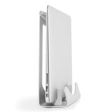 STARTECH Laptop Stand - 2-in-1 Laptop Riser Stand or Vertical Stand - Ideal for Ultrabooks & MacBook Pro|Air - Ergonomic Angled Notebook Holder for Office Desk - Silver | Aluminum (LTSTND2IN1) (LTSTND2IN1)