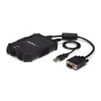 STARTECH Laptop to Server KVM Console - Rugged USB Crash Cart Adapter with File Transfer and Video Capture (NOTECONS02X) (NOTECONS02X)