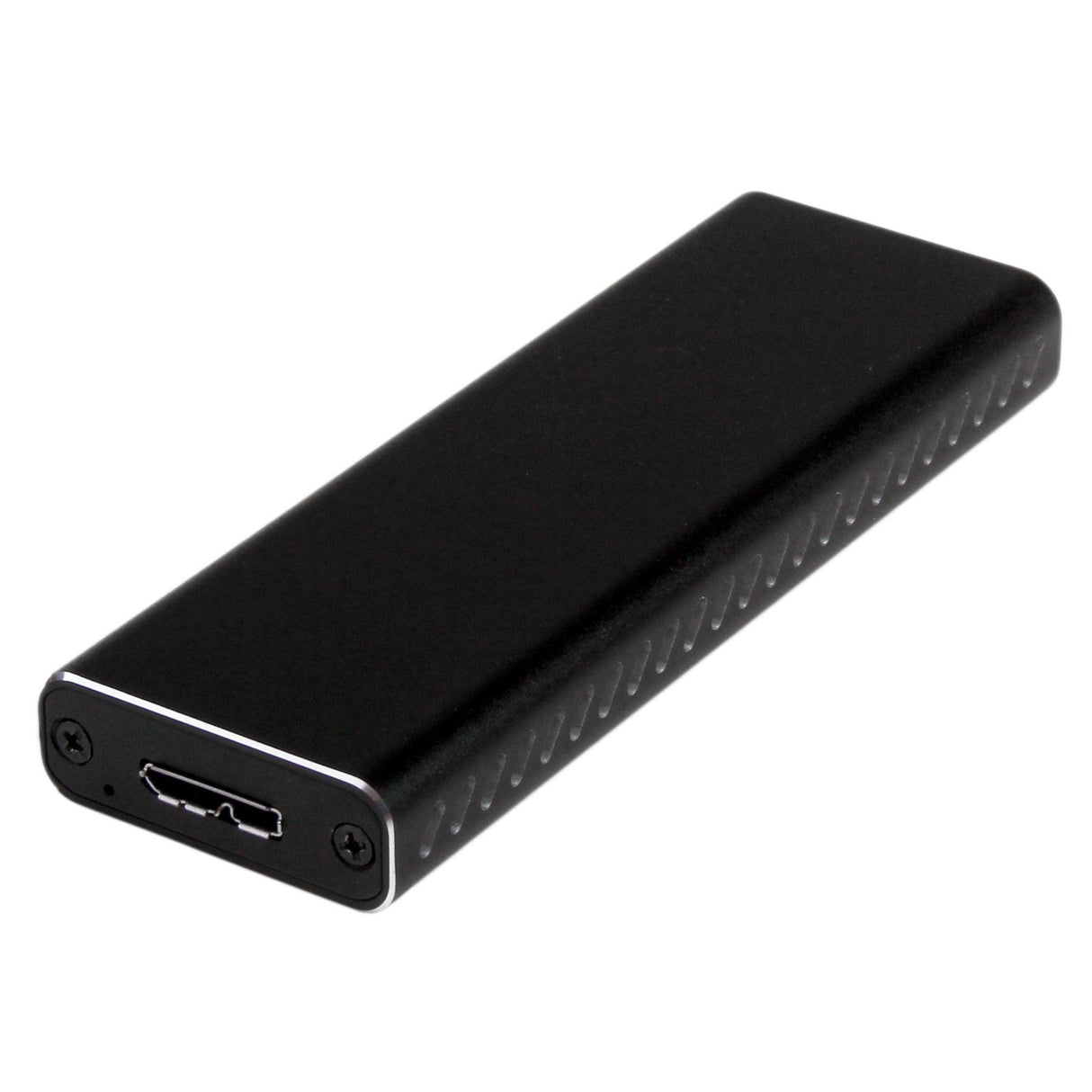 STARTECH M.2 SSD Aluminum Enclosure to USB 3.0 (5Gbps) with UASP - Black - M.2 NGFF SATA with B Key & B+M Key - External M.2 Portable Enclosure - Not Compatible with NVMe | AHCI (SM2NGFFMBU33) (SM2NGFFMBU33)