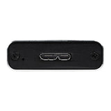 STARTECH M.2 SSD Enclosure for M.2 SATA SSDs - USB 3.1 (10Gbps) with USB-C Cable - External Enclosure for USB-C Host - Aluminum (SM21BMU31C3)