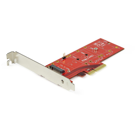 STARTECH M2 PCIe SSD Adapter - x4 PCIe 3.0 NVMe | AHCI | NGFF | M-Key - Low Profile and Full Profile - SSD PCIe M.2 Adapter (PEX4M2E1) (PEX4M2E1)