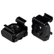 STARTECH M6 Cage Nuts - 50 Pack | Black - M6 Mounting Cage Nuts for Server Rack & Cabinet (CABCAGENUT6B)