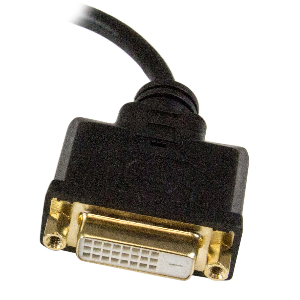 STARTECH Micro HDMI to DVI Adapter - Micro HDMI to DVI Converter - Micro HDMI Type-D Device to DVI-D Single Link Monitor|Display|Projector - Durable - Male|Female - 8in (20cm) Cable (HDDDVIMF8IN) (HDDDVIMF8IN)