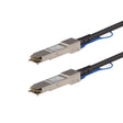 STARTECH MSA Uncoded Compatible 0.5m 40G QSFP+ to QSFP+ Direct Attach Breakout Cable Twinax - 40 GbE QSFP+ Copper DAC 40 Gbps Low Power Passive Transceiver Module DAC (QSFP40GPC05M) (QSFP40GPC05M)