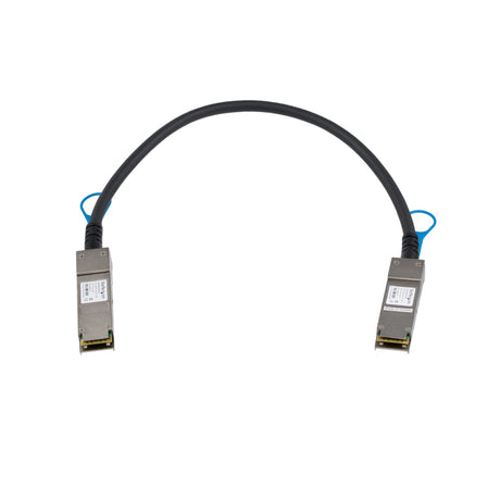 STARTECH MSA Uncoded Compatible 0.5m 40G QSFP+ to QSFP+ Direct Attach Breakout Cable Twinax - 40 GbE QSFP+ Copper DAC 40 Gbps Low Power Passive Transceiver Module DAC (QSFP40GPC05M) (QSFP40GPC05M)