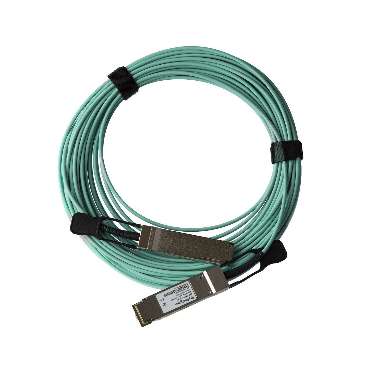 STARTECH MSA Uncoded Compatible 15m|49.2ft 40G QSFP+ to QSFP+ AOC Cable - 40 GbE QSFP+ Active Optical Fiber - 40 Gbps QSFP Plus|Transceiver Module Cable (QSFP40GAO15M) (QSFP40GAO15M)