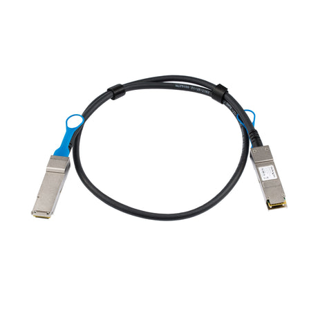 STARTECH MSA Uncoded Compatible 1m 40G QSFP+ to QSFP+ Direct Attach Breakout Cable Twinax - 40 GbE QSFP+ Copper DAC 40 Gbps Low Power Passive Transceiver Module DAC (QSFP40GPC1M) (QSFP40GPC1M)